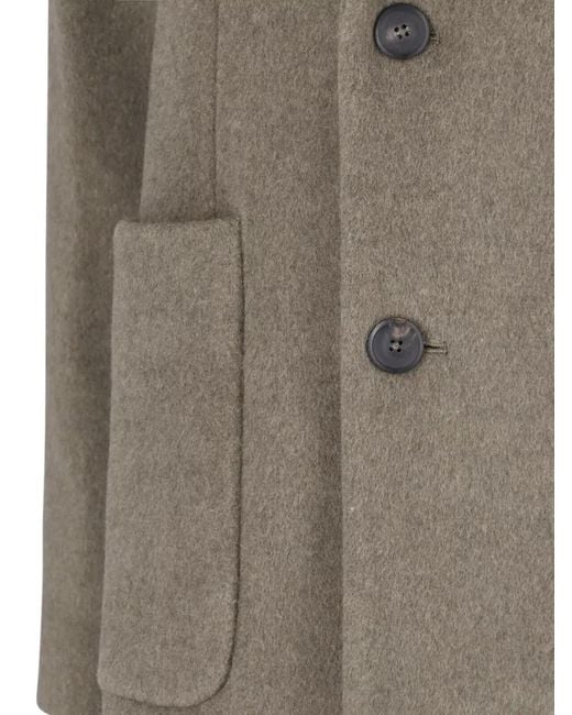 Our Legacy Natural Tailored Coat Back Vent Button Cuffs for men
