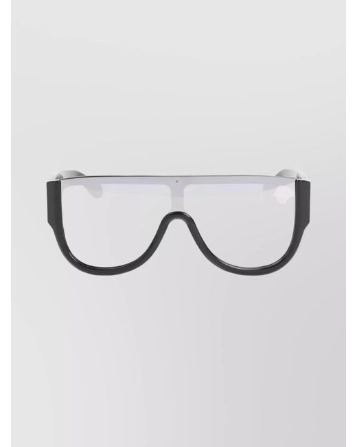 Alaïa Multicolor Oversized Square Frame Sunglasses Thick Temples