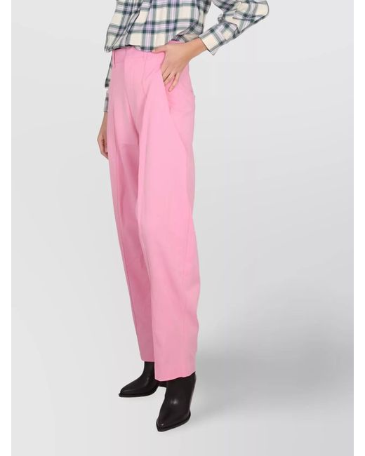 Isabel Marant Pink Tailored Trousers
