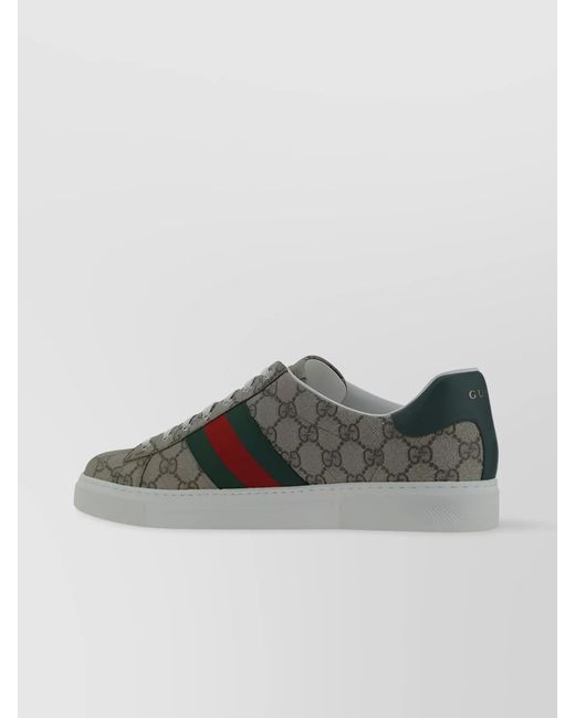 Gucci Blue Gg Supreme Low-Top Sneakers for men