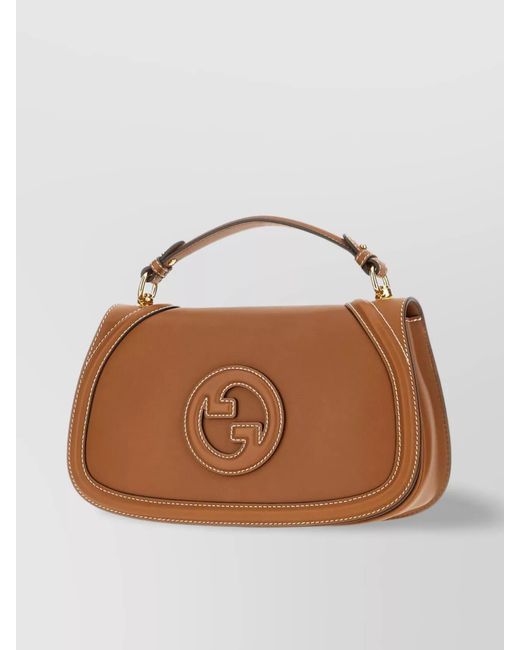 Gucci Brown Blondie Medium Leather Shoulder Bag