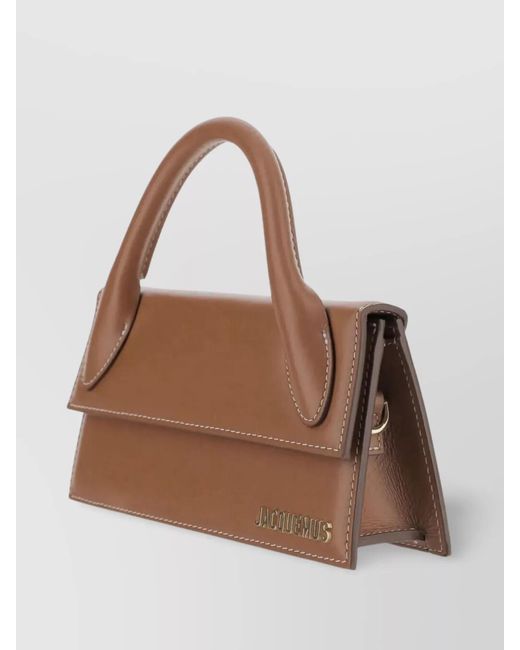 Jacquemus Brown Le Chiquito Leather Tote Bag