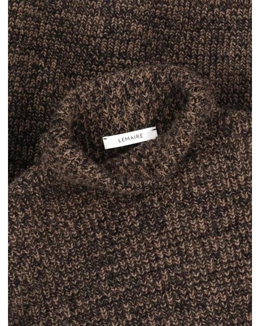 Lemaire Gray Crewneck Jumper for men