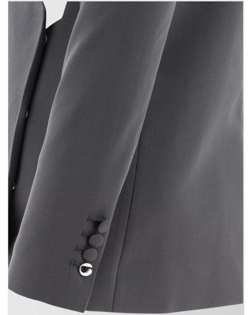 Coperni Black Tailored Jacket With Twisted Cut-Out Detail