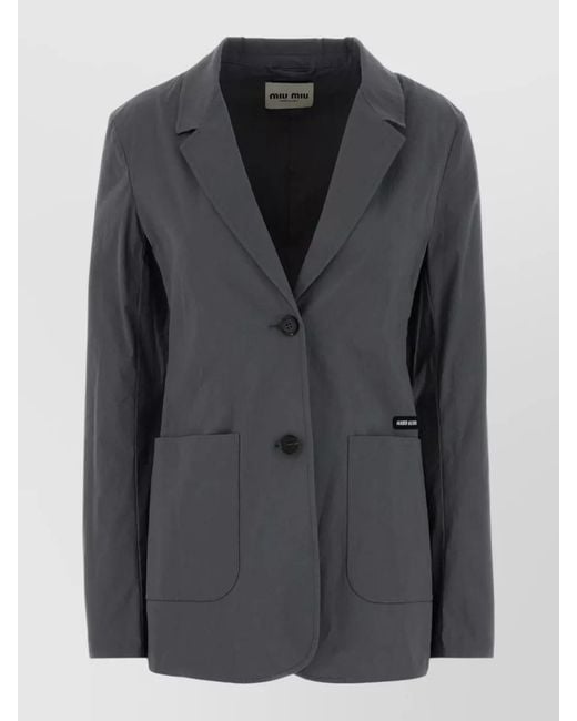 Miu Miu Black Suit Jacket