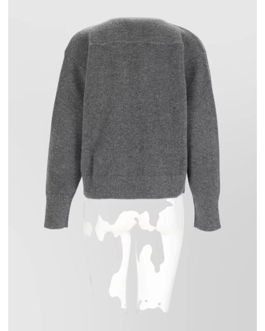 Bottega Veneta Gray Fitted Jacket