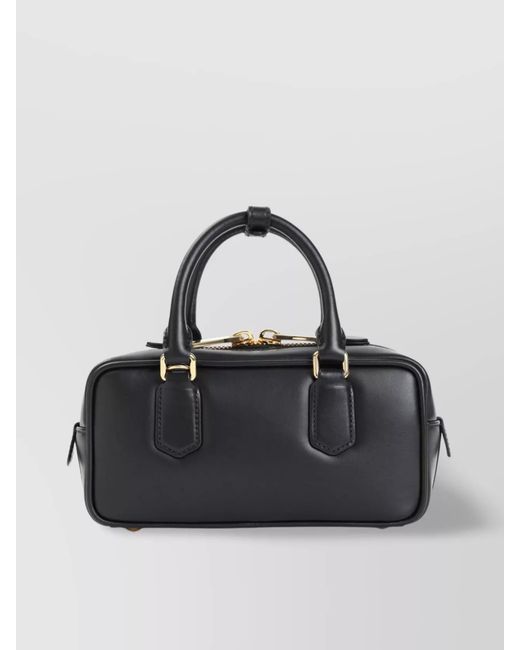 Miu Miu Black Arcadie Regular Leather Shoulder Bag