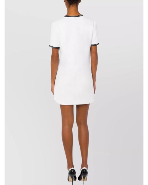 Moschino White Mini Dress