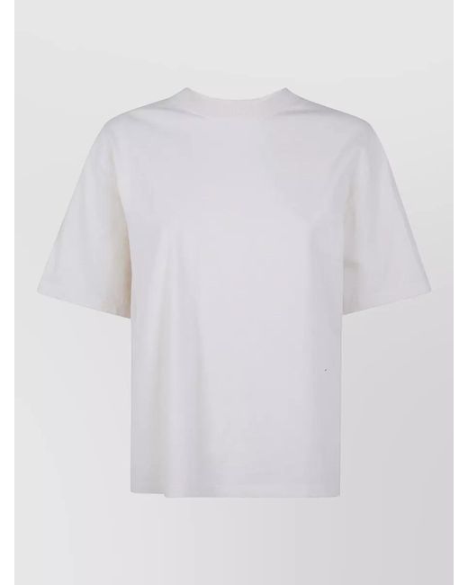 Golden Goose Deluxe Brand White Logo Patch Cotton Jersey T-Shirt