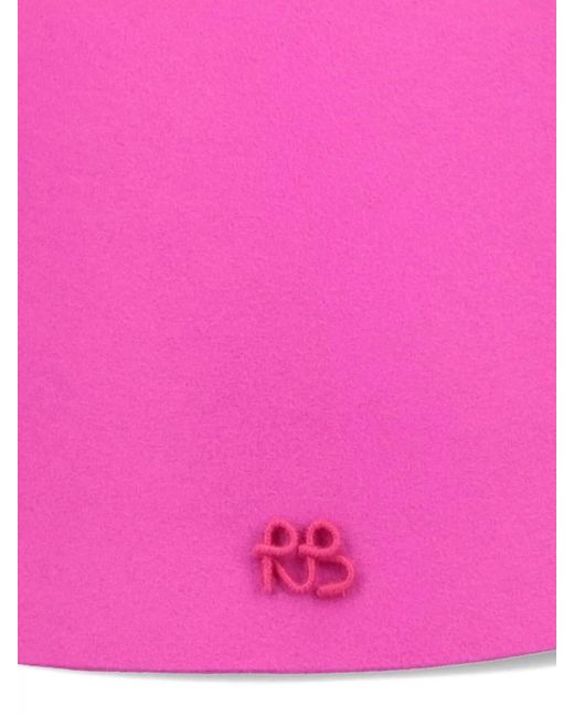 Ruslan Baginskiy Pink Felt Bucket Hat