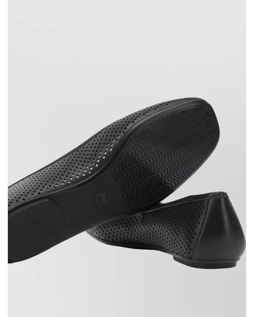 Pinko Black Leather Loafers