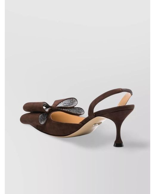 Mach & Mach Multicolor Le Cadeau Kitten Heel Slingback Pumps