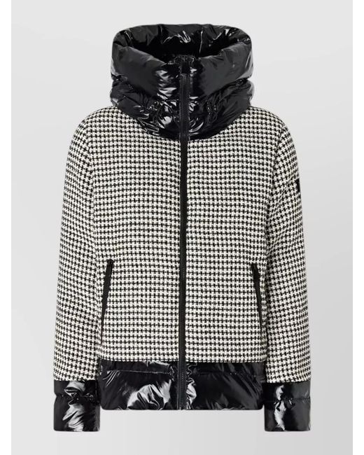 Pinko Multicolor Quilted Parka Coat
