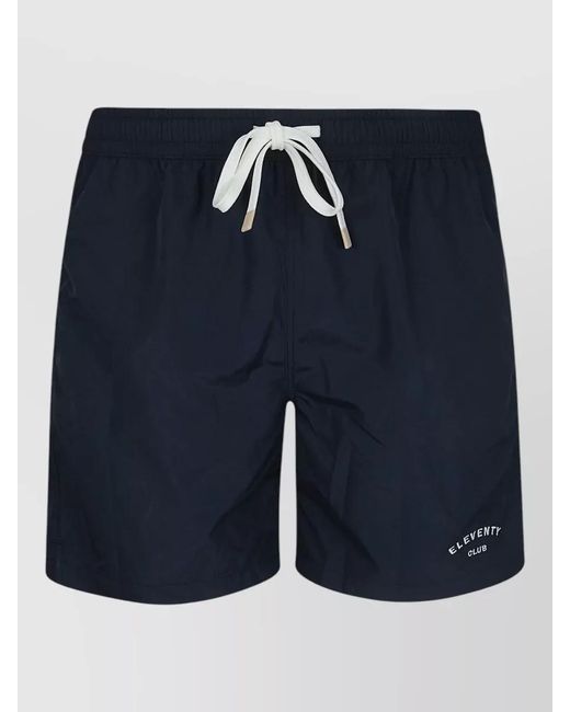 Eleventy Blue Swim Shorts for men