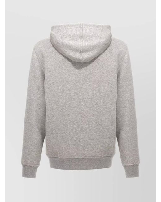 Brunello Cucinelli Gray Cashmere-Blend Zip-Up Hoodie for men
