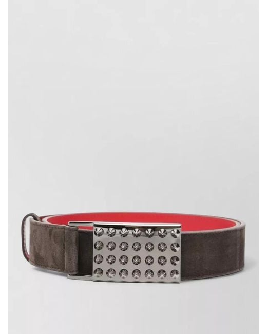 Christian Louboutin Multicolor Studded Leather Belt for men