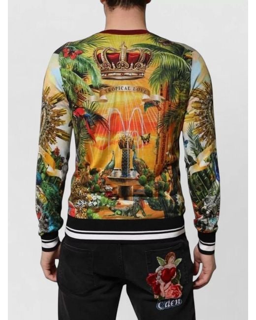 Dolce & Gabbana Black Silk Pullover T-Shirt for men