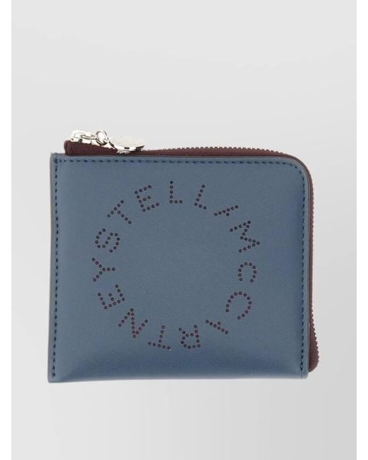 Stella McCartney Blue Zipped Wallet