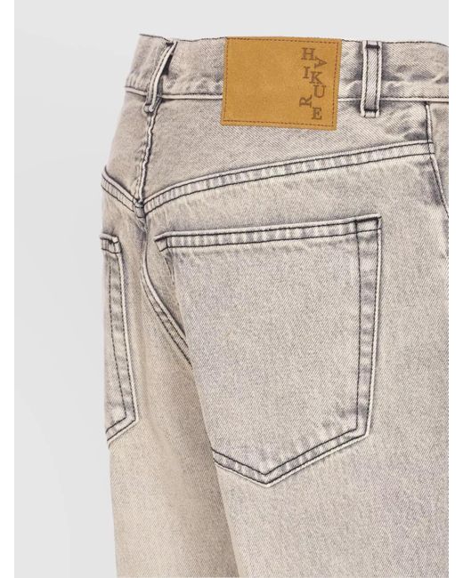 Haikure Natural Denim Straight-Leg Jeans