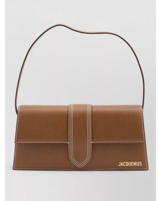 Jacquemus Brown Le Bambino Leather Shoulder Bag
