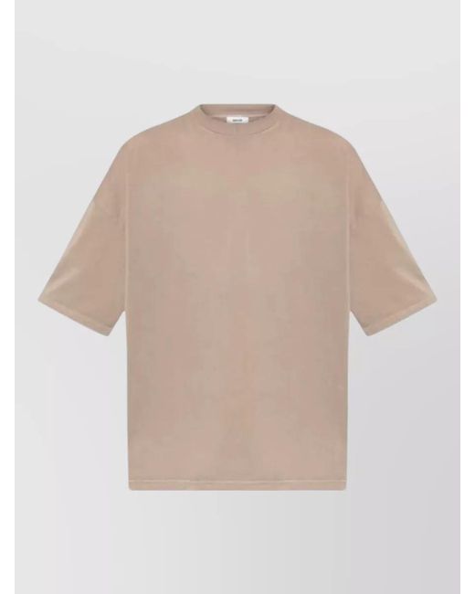 Haikure Natural Virgil Relaxed Fit Crew Neck T-Shirt for men
