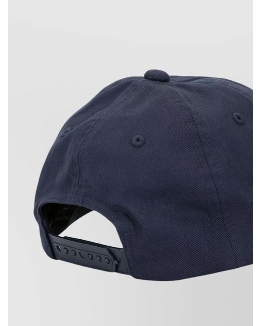 Emporio Armani Blue Logo Cotton Baseball Cap for men