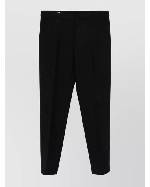 Dries Van Noten Blue Wool Tapered Trousers
