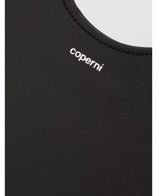 Coperni Black Heart Medium Leather Shoulder Bag