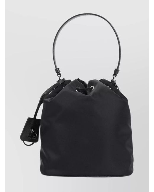 Prada Black Bucket Small Recycled Polyamide Bucket Bag