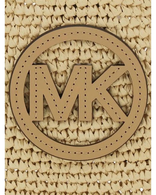 Michael Kors Natural Nolita Hobo Shoulder Bag Woven Detail