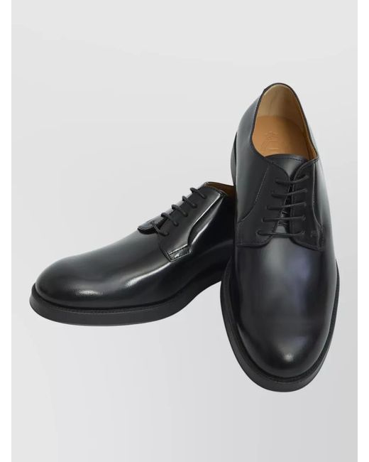 Tod's Multicolor Derby Lace Up Calfskin Shoes Rubber Sole for men