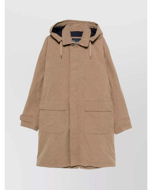 Herno Natural Down Long Hooded Parka for men