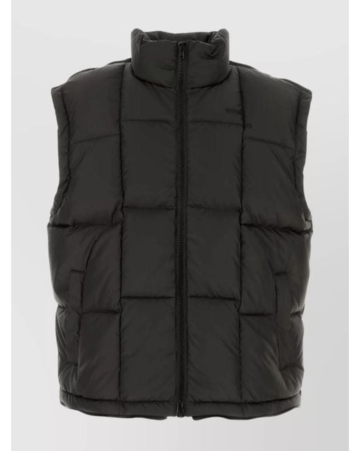 Vetements Black Down Gilet for men