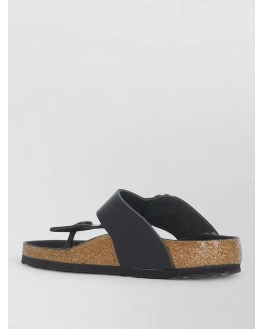 Birkenstock Multicolor Leather Flat Sandals Open Toe Buckle
