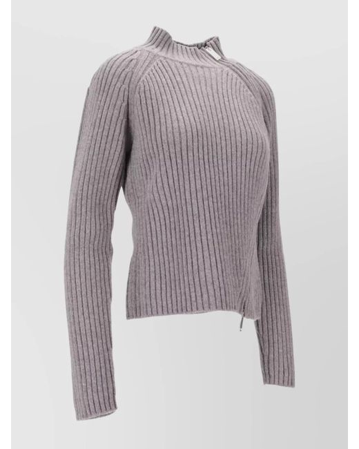 Niccolò Pasqualetti Purple Cotton-Blend Jumper