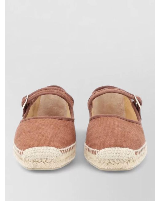Castaner Natural Canvas Espadrille Padua Round Toe Slip On
