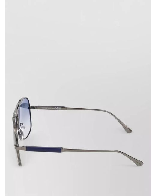 Tom Ford Metallic Sunglasses Ft0669 Metal Square Frame