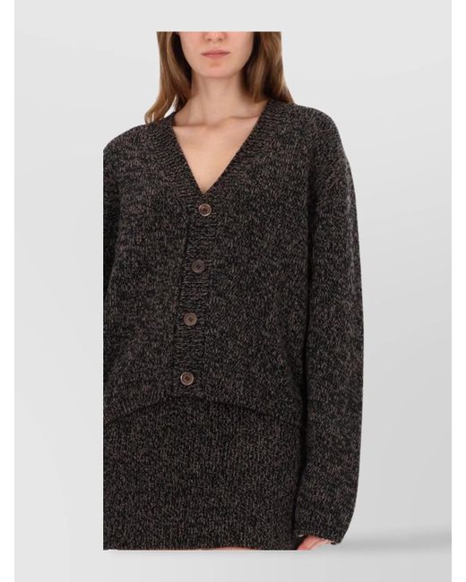 Our Legacy Black Wool Cardigan