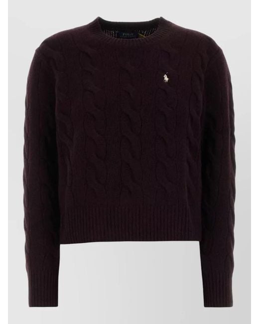 Polo Ralph Lauren Black Cashmere Wool Jumper