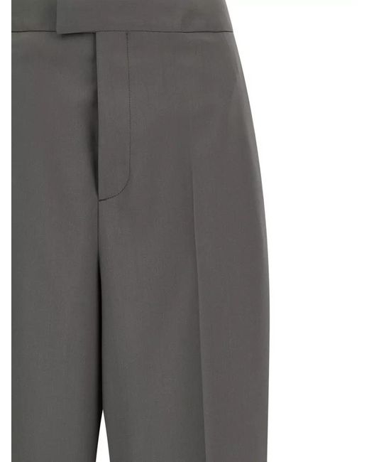 ARMARIUM Gray Juno Tailored Pants Featuring Belt Loops