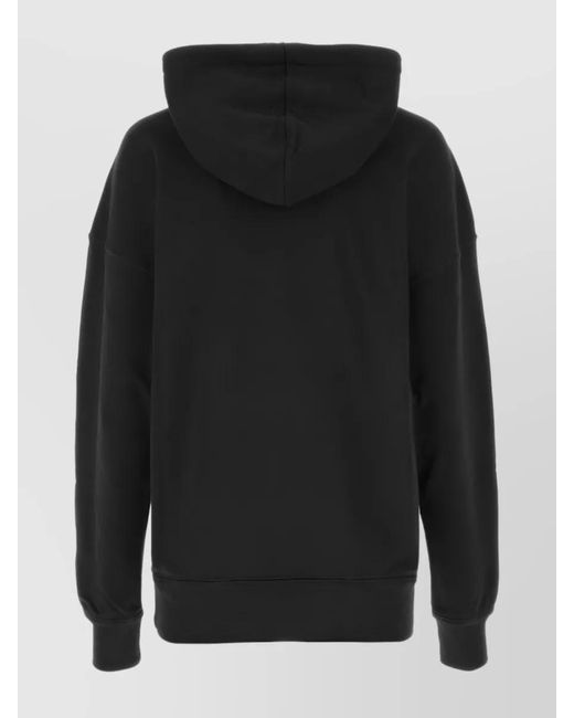 Isabel Marant Black Logo-Print Hoodie