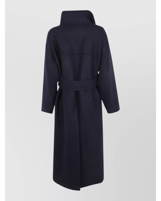 Joseph Blue Wool Blend Coat