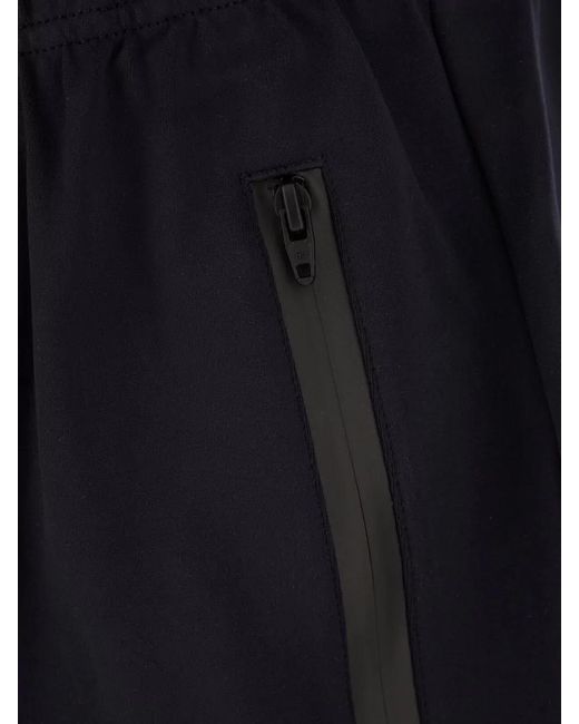 Balenciaga Blue Two-Tone Stretch Nylon Swim Shorts for men