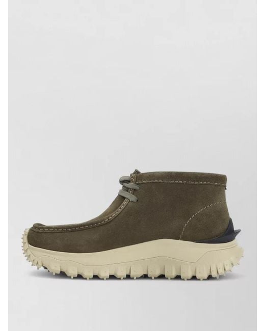 Moncler Multicolor Leather Ankle Boots for men
