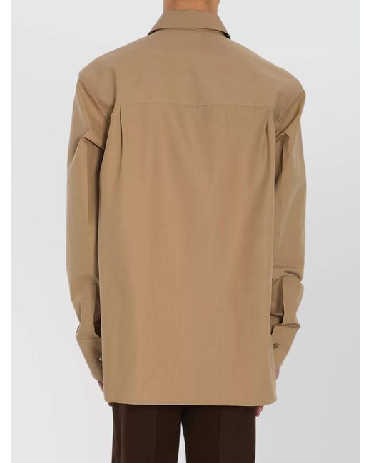 Gucci Natural Cotton Oversized Shirt for men