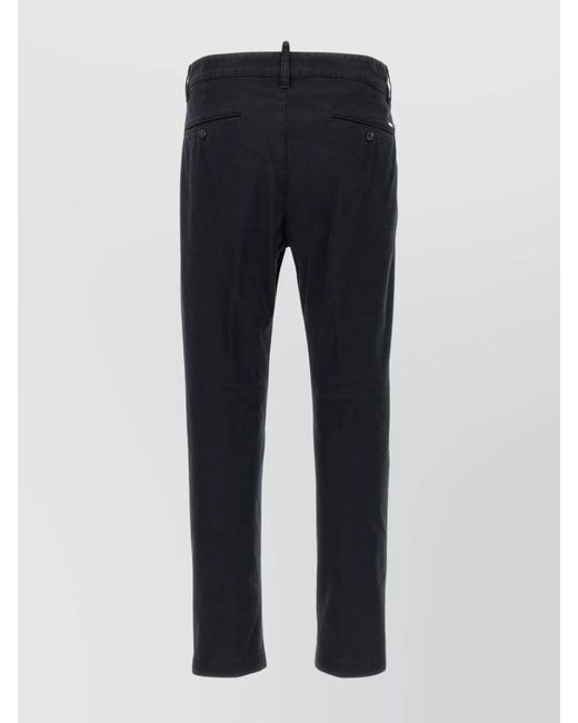 DSquared² Blue Tapered Chino Trousers for men