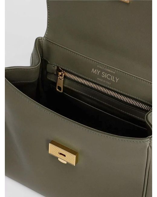 Dolce & Gabbana Multicolor My Sicily Leather Shoulder Bag