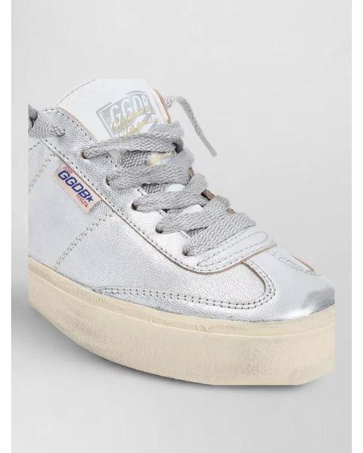 Golden Goose Deluxe Brand White Leather Soul Star Low-Top Sneakers