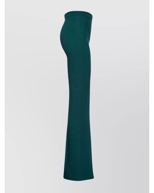 Pinko Green High-Rise Trousers