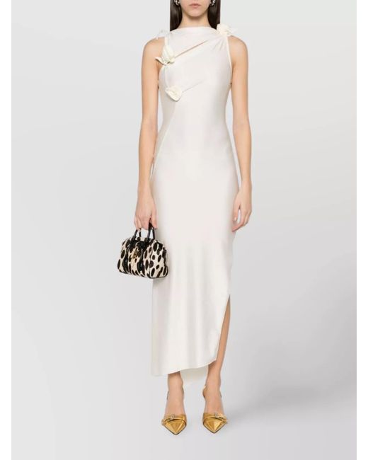 Coperni White Sleeveless Cutout Maxi Dress